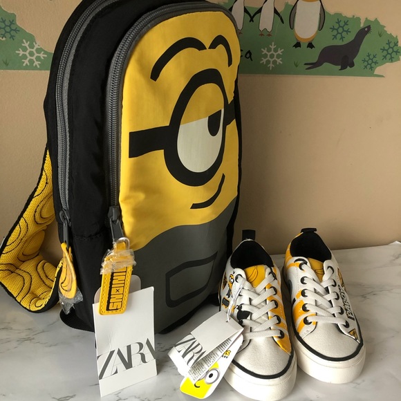 Zara Minions Backpack and Sneakers Set - Picture 2 of 7